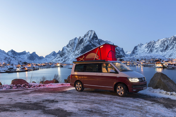 Volkswagen California - Lofoty, Norwegia